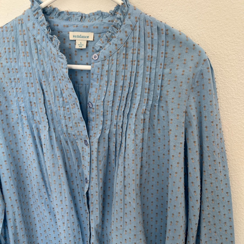 Sundance Phillipa Pintuck Blouse - Picture 3 of 6